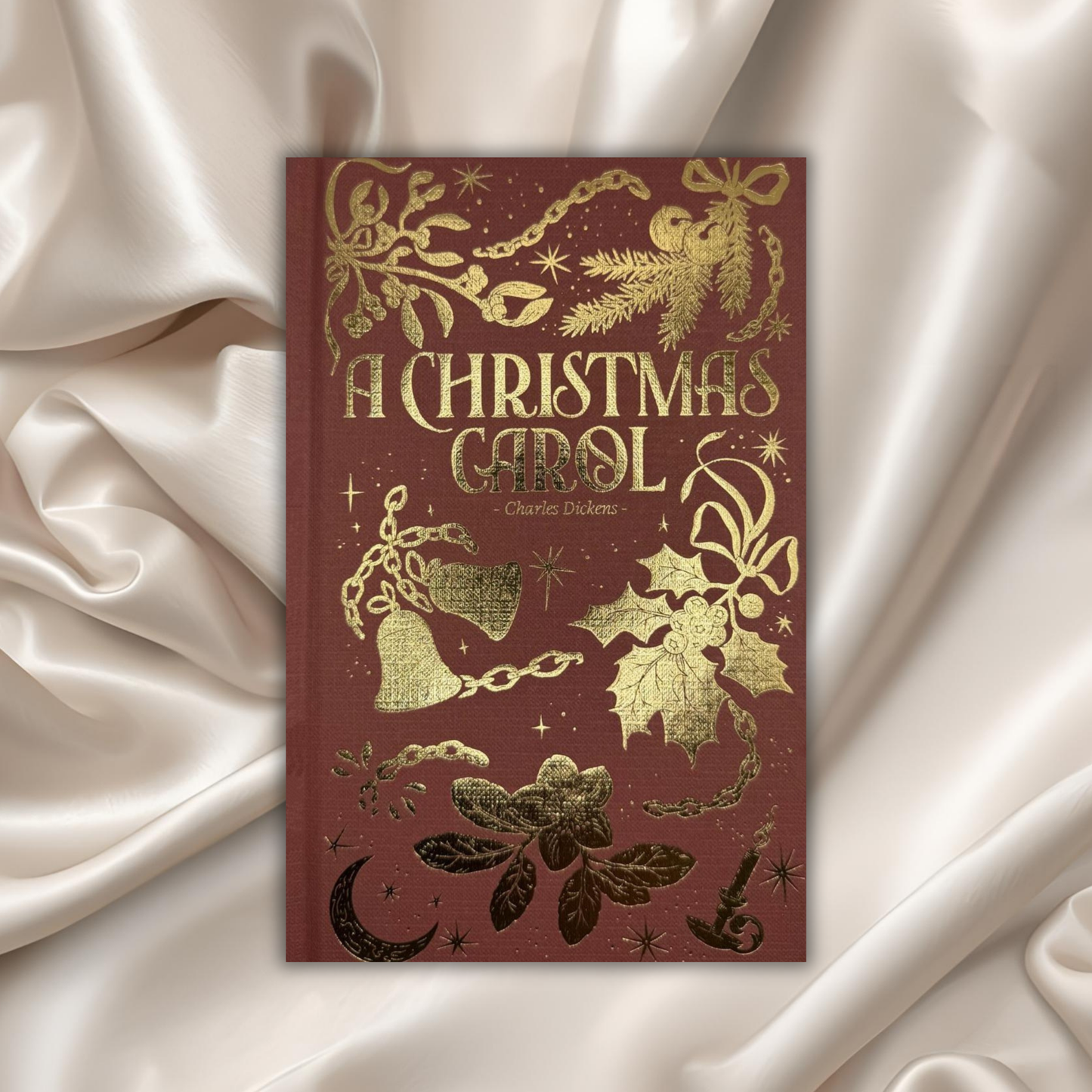 Classic Novels | Hardback Books | A Christmas Carol by Charles Dickens | A classic tale of Ebenezer Scrooge and Tiny Tim l Wordsworth LUXE - Now Only £13.99