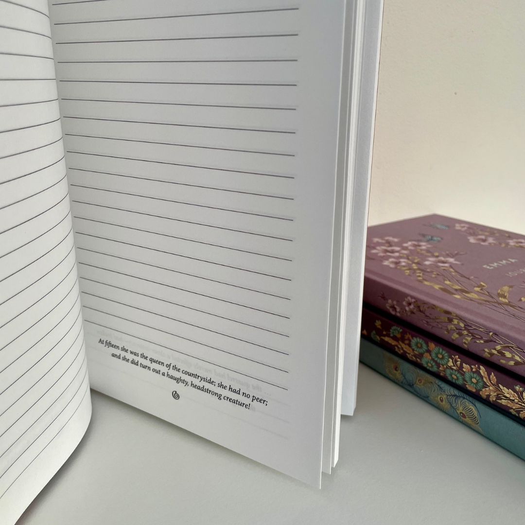 Classic Novels | Lined Journal | Lined Notebooks | Emily Bronte | Wuthering Heights