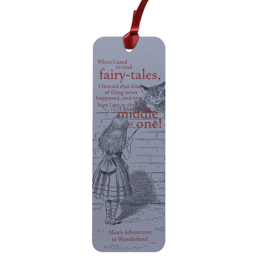 Classic Novels - Alice's Adventures in Wonderland - Paper Bookmark - £3.99