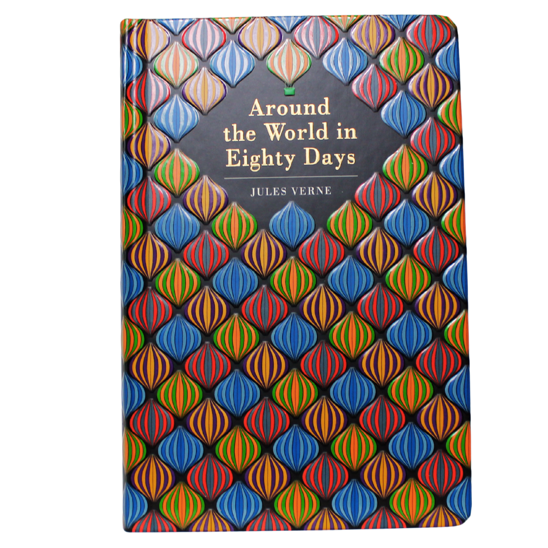 Classic Novels - Jules Verne’s Around the World in Eighty Days is a classic adventure novel that follows the enigmatic English gentleman Phileas Fogg as he attempts an extraordinary journey - Chiltern Edition Now Only £20.00