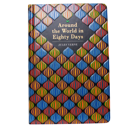 Classic Novels - Jules Verne’s Around the World in Eighty Days is a classic adventure novel that follows the enigmatic English gentleman Phileas Fogg as he attempts an extraordinary journey - Chiltern Edition Now Only £20.00