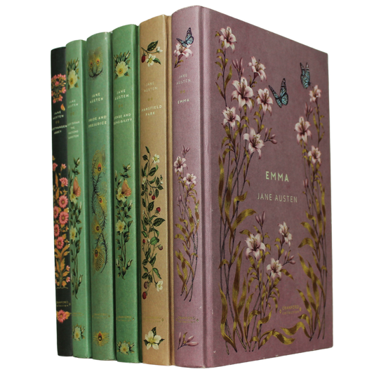 Classic Novels | Jane Austen's NEW Big Six | Including Emma, Sense & Sensibility, Pride & Prejudice, Northanger Abbey, Love and Friendship and Mansfield Park. Now Only £47.99