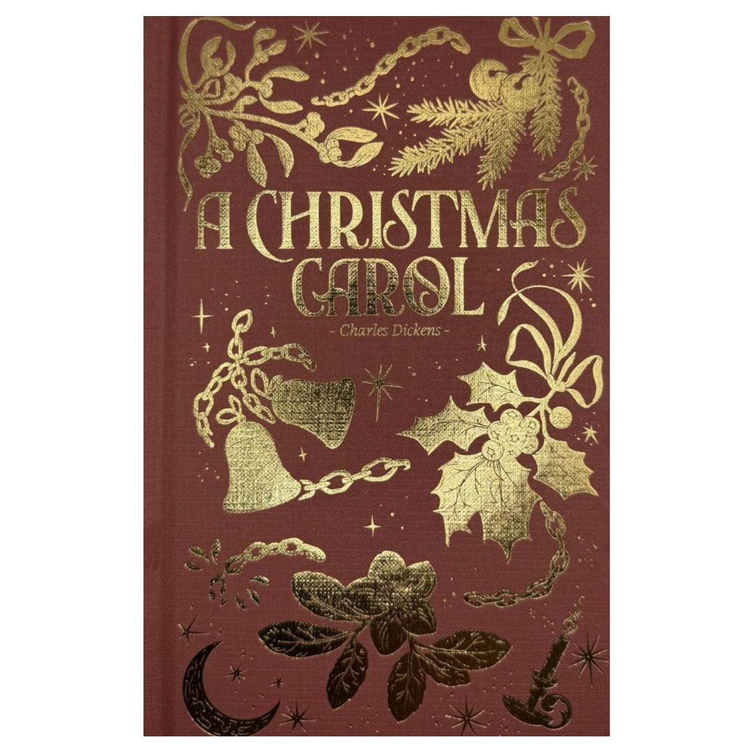 Classic Novels | Hardback Books | A Christmas Carol by Charles Dickens | A classic tale of Ebenezer Scrooge and Tiny Tim l Wordsworth LUXE -  Now Only £13.99