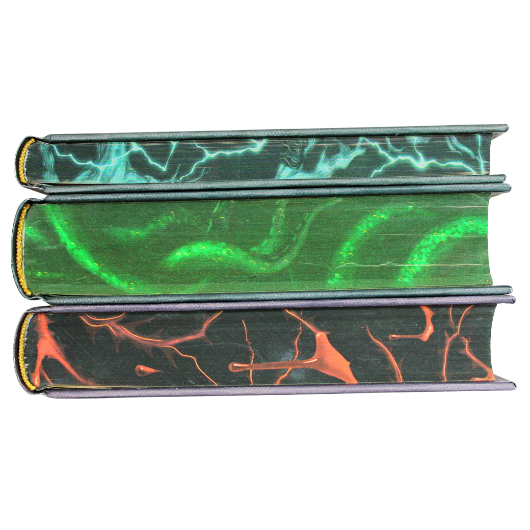 Sprayed Edges Horror Set l Dracula, Frankenstein and HP Lovecraft - New Cranford Editions with Sprayed Edges for ONLY £34.99, FREE UK Shipping.