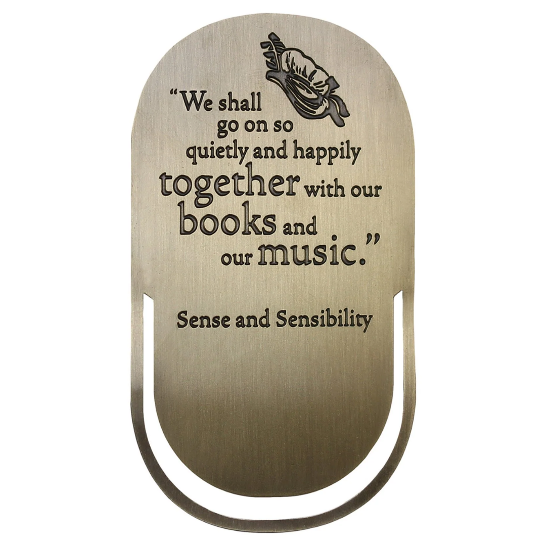 Classic Novels - Sense and Sensibility Metal Bookmark - £3.99