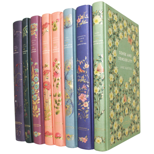 Classic Novels - Sprayed Edges Collectors Set - Eight Collectibles - Stunning sprayed edges that transform the physical book into a work of art - Now Only £99.99