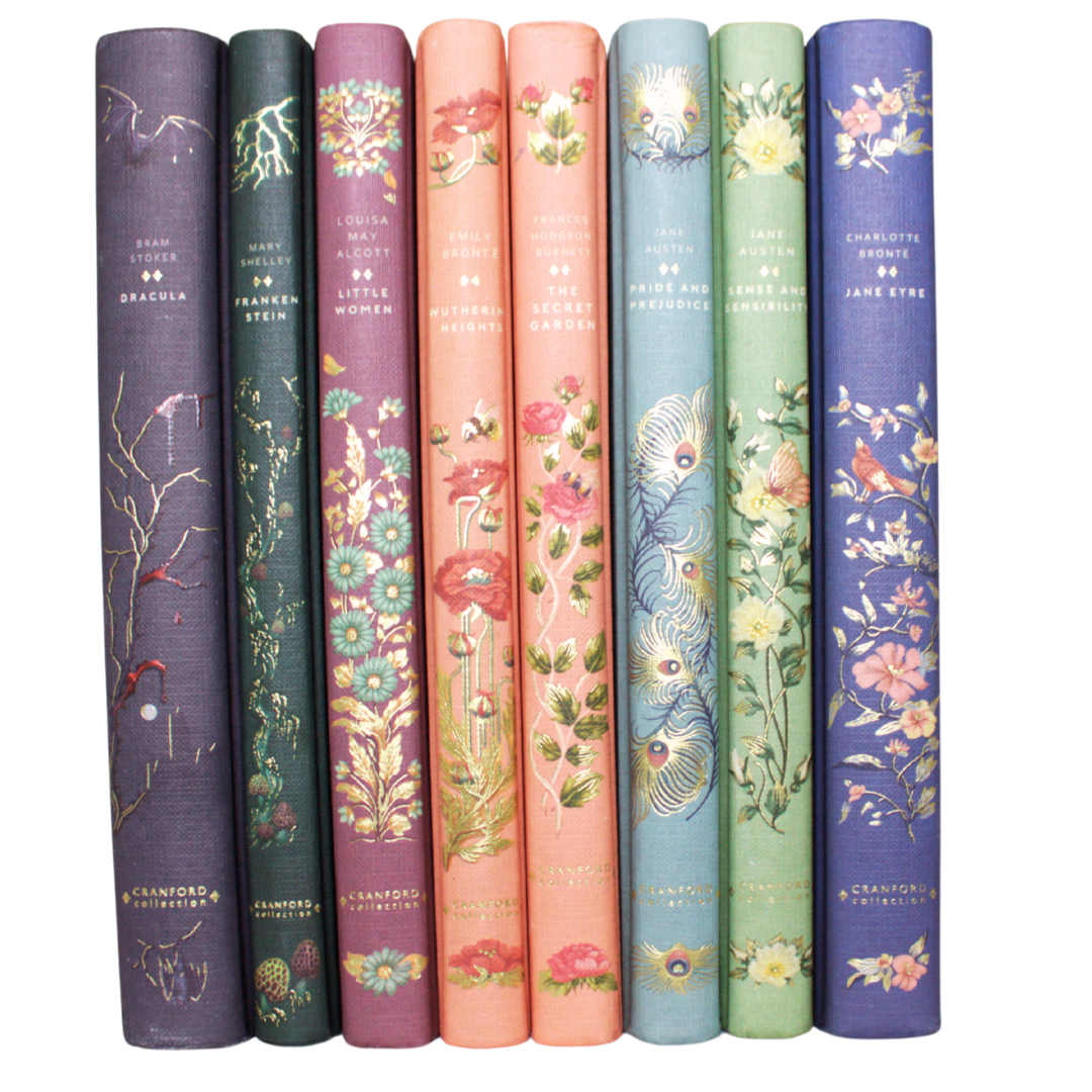 Classic Novels - Sprayed Edges Collectors Set - Eight Collectibles - Stunning sprayed edges that transform the physical book into a work of art - Now Only £99.99