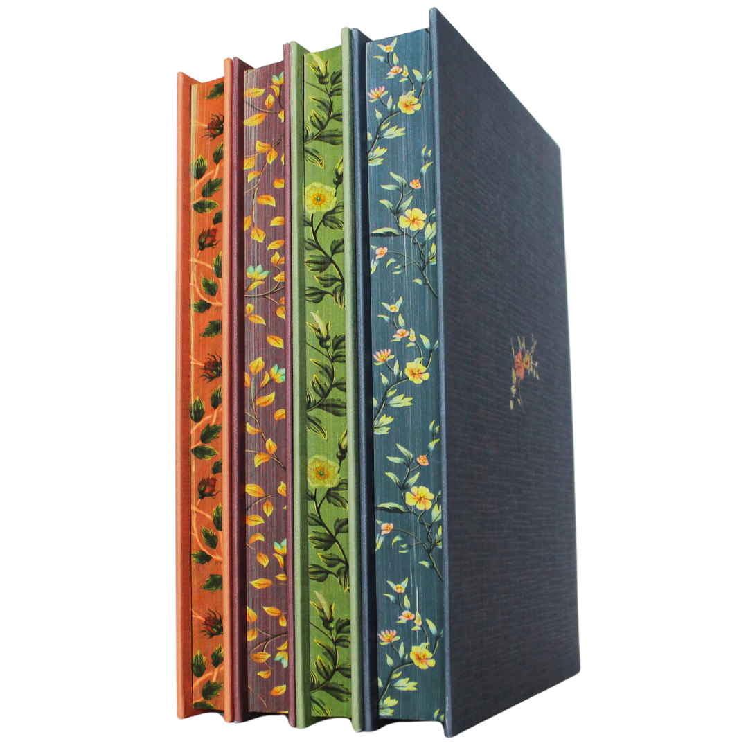 Classic Novels - Cranford Editions - Summer Sprayed Edges Collection l 4 Classic Novels with decorative edges - Now Only £49.99