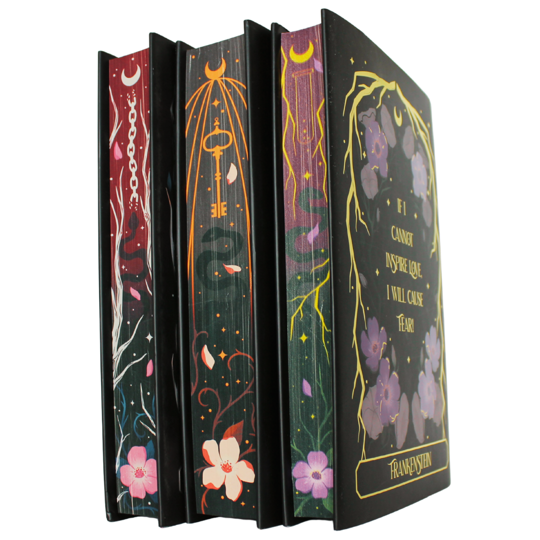 Classic Novels | Hardback Books | Jane Eyre - Frankenstein - Wuthering Heights - Wordsworth Empress Collection