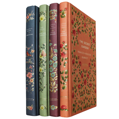 Classic Novels - Cranford Editions - Summer Sprayed Edges Collection l 4 Classic Novels with decorative edges - Now Only £49.99