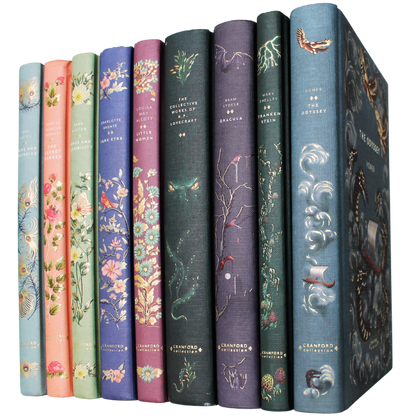 Classic Novels - Cranford Editions - The Ultimate Sprayed Edges Collection l Nine Classic Novels with decorative edges - Now Only £99.99