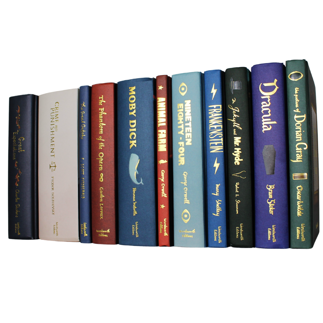 Classic Novels | Wordsworth Collectors Set l Eleven Classic Novels with a Gothic Horror Theme, Now Only £84.99